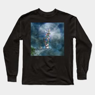 Wonderful harp with dove Long Sleeve T-Shirt